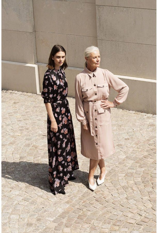 Kaffe KAvelana Maxi Dress Zwart Dames