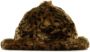 Kangol Casual Faux Fur Leopard Vissershoed Brown Heren - Thumbnail 2