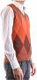 Kangra Men S 91K60070800010 Cashmere Vest Oranje Heren - Thumbnail 2