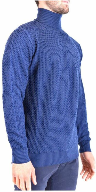 Kangra Mannen S W1K1012053135700044 WOL Sweater Blauw Heren