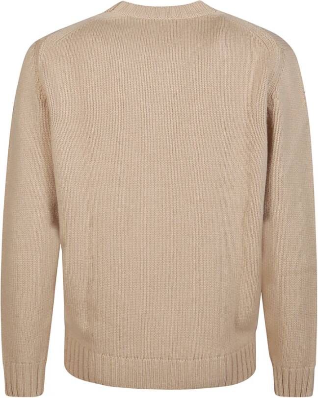 Kangra Biscotto Basic Ronde Hals Trui Beige Heren