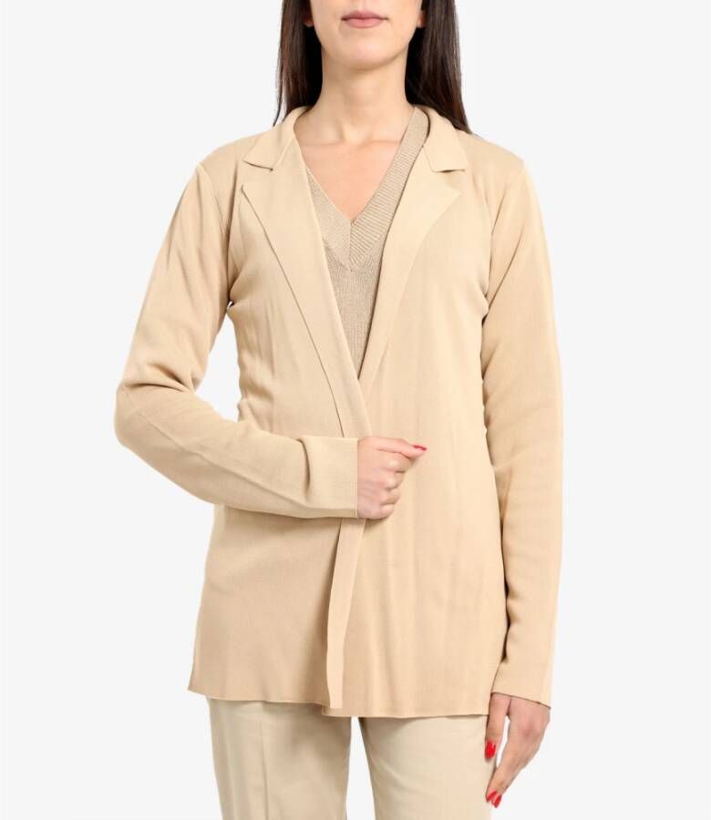 Kaos Blazerjas Beige Dames