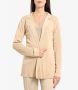 Kaos Blazerjas Beige Dames - Thumbnail 2