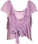 Kaos Blouses Purple Dames - Thumbnail 2