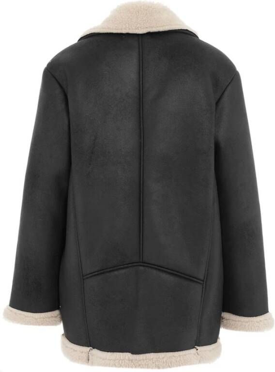 Kaos Zwarte Jassen & Mantels voor Dames Zwart Dames