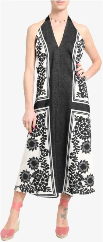 Kaos Midi Dresses Zwart Dames