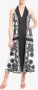 Kaos Midi Dresses Zwart Dames - Thumbnail 2