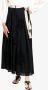Kaos Midi Skirts Zwart Dames - Thumbnail 2