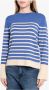 Kaos Ronde hals gekweek Blauw Dames - Thumbnail 2