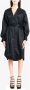 Kaos Shirt Dresses Zwart Dames - Thumbnail 2