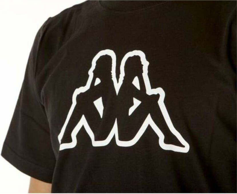Kappa Logo Cromen T-Shirt Zwart Heren