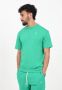 Kappa Katoenen T-shirt Regular Fit Ronde Hals Green Heren - Thumbnail 2