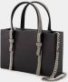 Kara Hobo bags Bow Midi Handbag Leather Black in zwart - Thumbnail 2