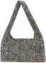 Kara Zwarte strass handtas 28cm x 15cm Zwart Dames - Thumbnail 2