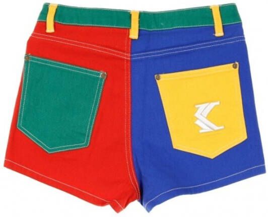 Karl Kani Pantaloncino en blokrokte Blauw Dames