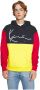 Karl Kani Kleur Blok Teddy Hoodie Multicolor Heren - Thumbnail 2