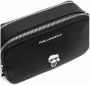 Karl Lagerfeld Crossbody bags Ikonik Leather Camerabag in zwart - Thumbnail 4