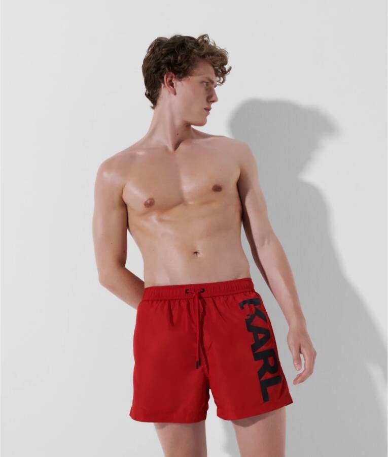 Karl Lagerfeld Beachwear Rood Heren