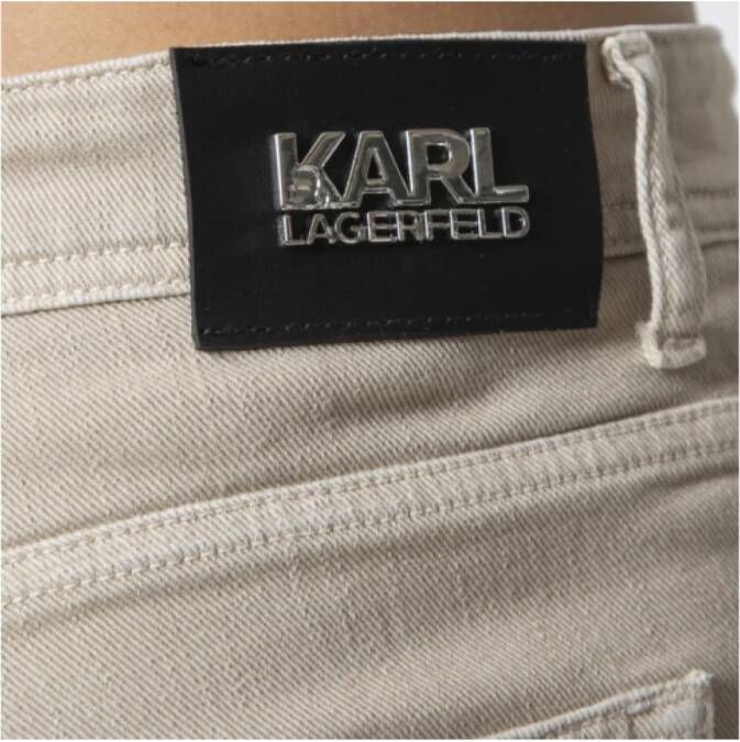 Karl Lagerfeld Beige Slim Fit Jeans Beige Heren