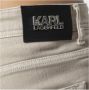 Karl Lagerfeld Beige Slim Fit Jeans Beige Heren - Thumbnail 3