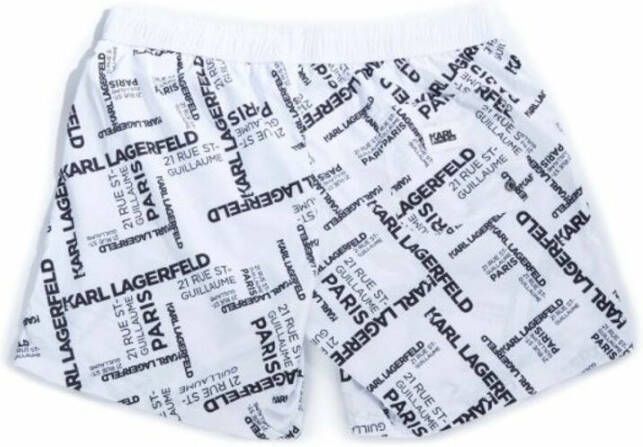Karl Lagerfeld Kostuum Wit Heren