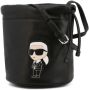 Karl Lagerfeld Bucket bags Ikonik Leather Small Bucket in zwart - Thumbnail 5