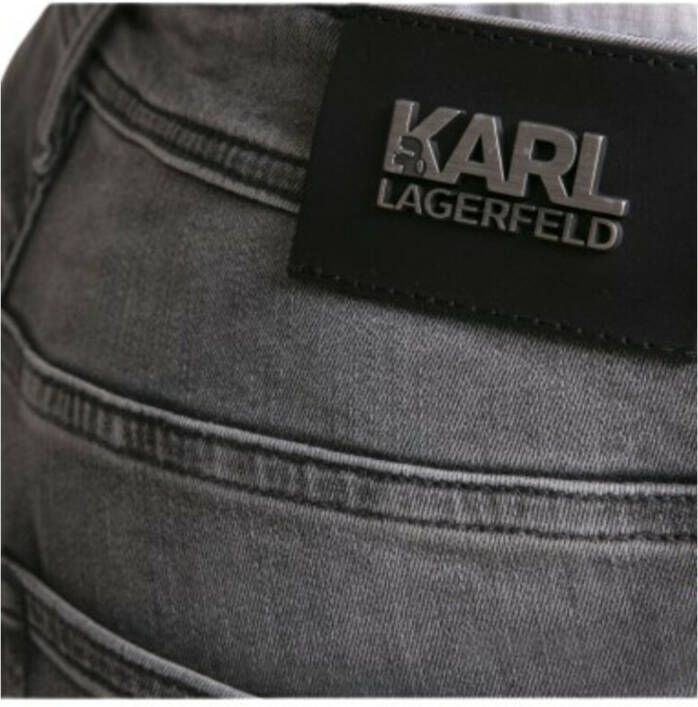 Karl Lagerfeld Vervaagde effect jeans Grijs Heren