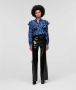 Karl Lagerfeld Damesbroek met merklogo-accenten Black Dames - Thumbnail 3