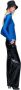 Karl Lagerfeld L-Slv Texture Mockneck top Blauw Dames - Thumbnail 4
