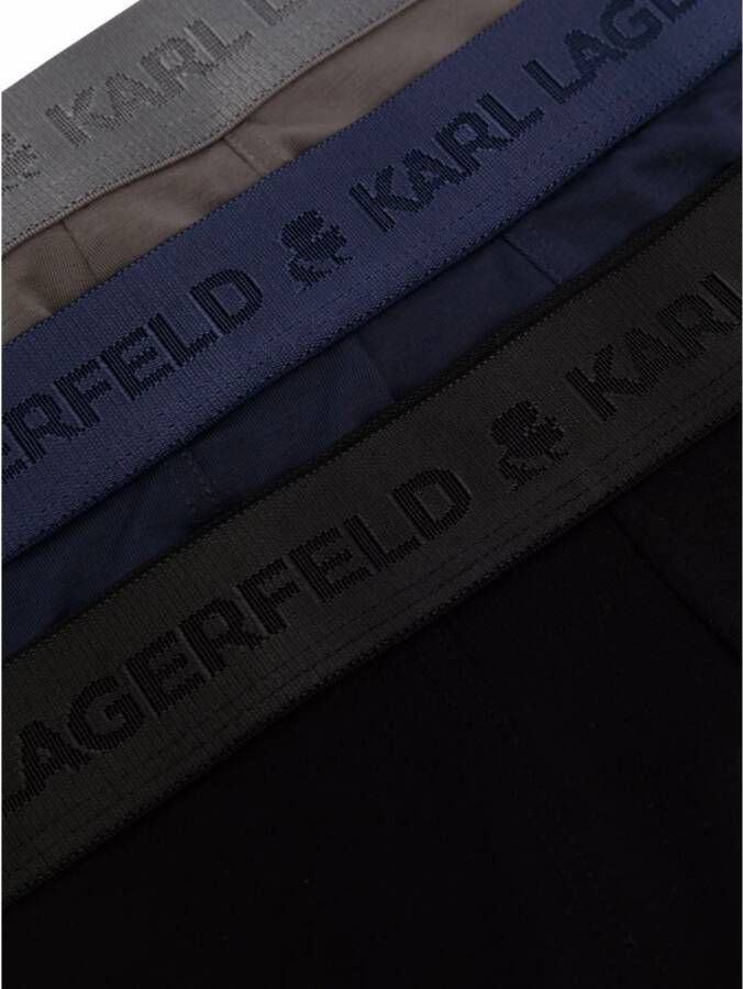 Karl Lagerfeld Logo-Taille Boxershorts 3-Pack Multicolor Heren
