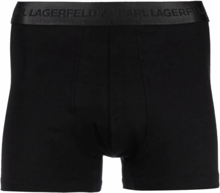 Karl Lagerfeld Logo-Taille Boxershorts 3-Pack Multicolor Heren
