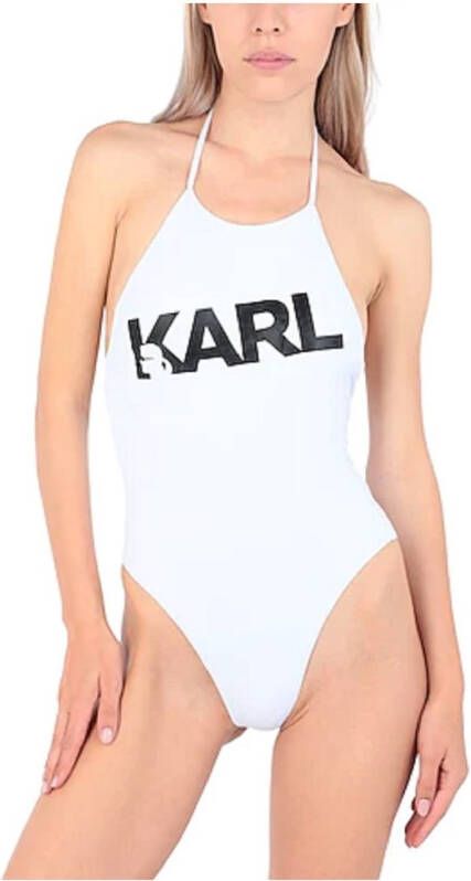 Karl Lagerfeld s-s-swimsuit Wit Dames