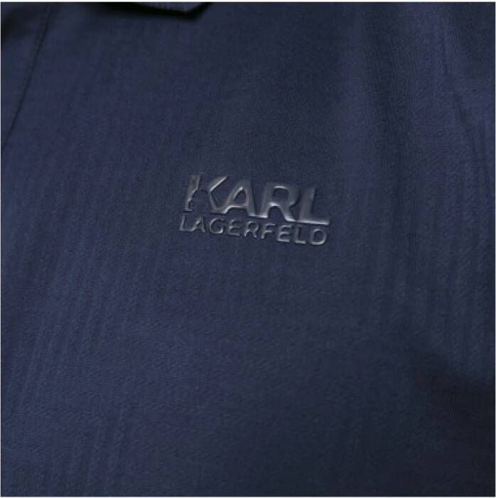 Karl Lagerfeld Polo Shirts Blauw Heren