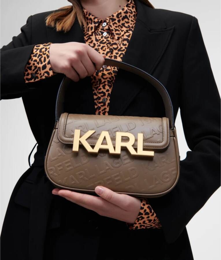 Karl Lagerfeld Shoulder Bags Beige Dames