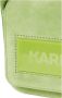 Karl Lagerfeld Hobo bags Essential K Md Flap Shb Sued in groen - Thumbnail 6