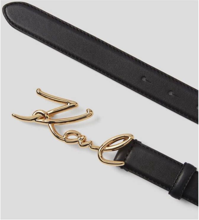Karl Lagerfeld Kenmerkende riem Zwart Dames