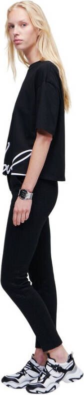 Karl Lagerfeld Kenmerkende zoom t-shirt Zwart Dames