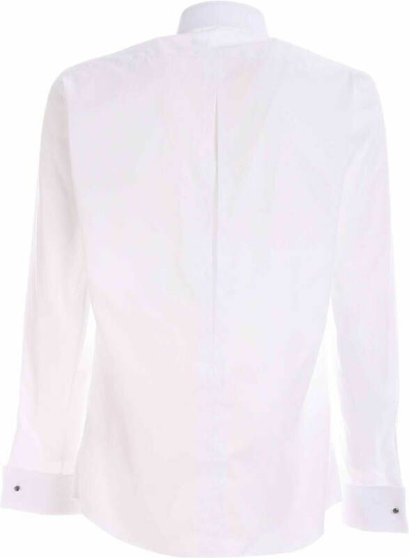 Karl Lagerfeld Kenmerkende shirt dubbele manchet Wit Heren