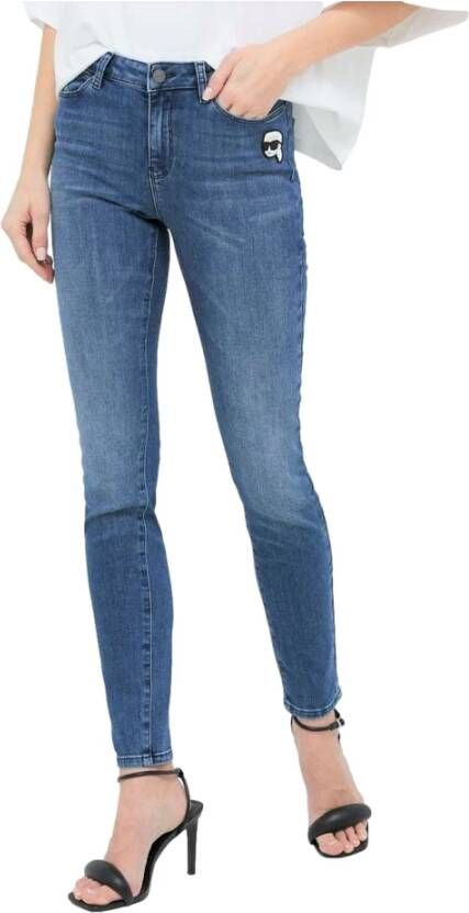 Karl Lagerfeld Skinny Jeans Blauw Dames