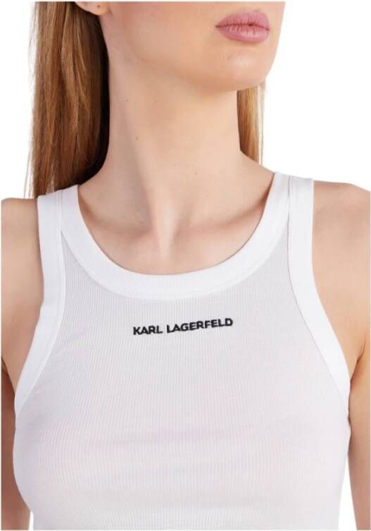 Karl Lagerfeld Sleeveless Tops Wit Dames