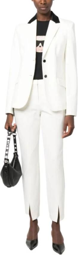 Karl Lagerfeld Straight Trousers Wit Dames