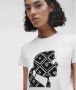 Karl Lagerfeld t-shirt Beige Dames - Thumbnail 2