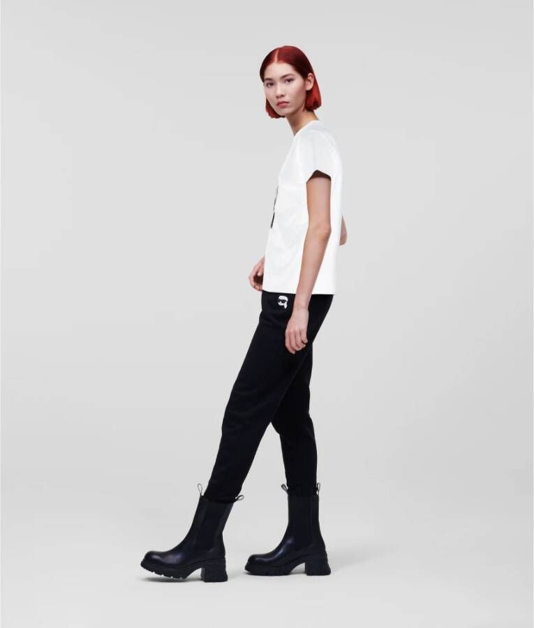 Karl Lagerfeld T-shirt Ikonik 2.0 Wit Dames