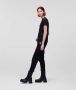 Karl Lagerfeld T-Shirt Ikonik 2.0 Zwart Dames - Thumbnail 5