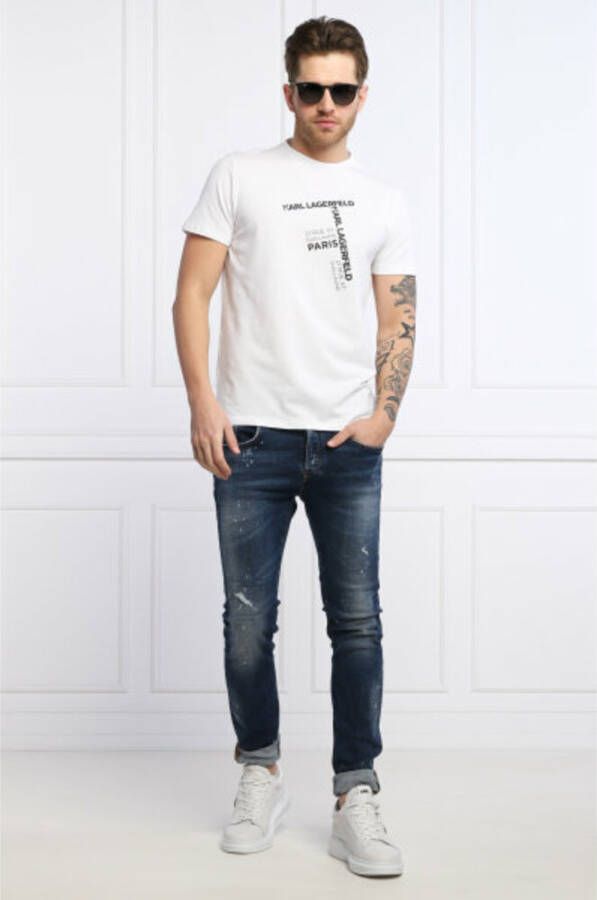 Karl Lagerfeld t-shirt Wit Heren
