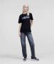 Karl Lagerfeld t-shirt Zwart Dames - Thumbnail 2