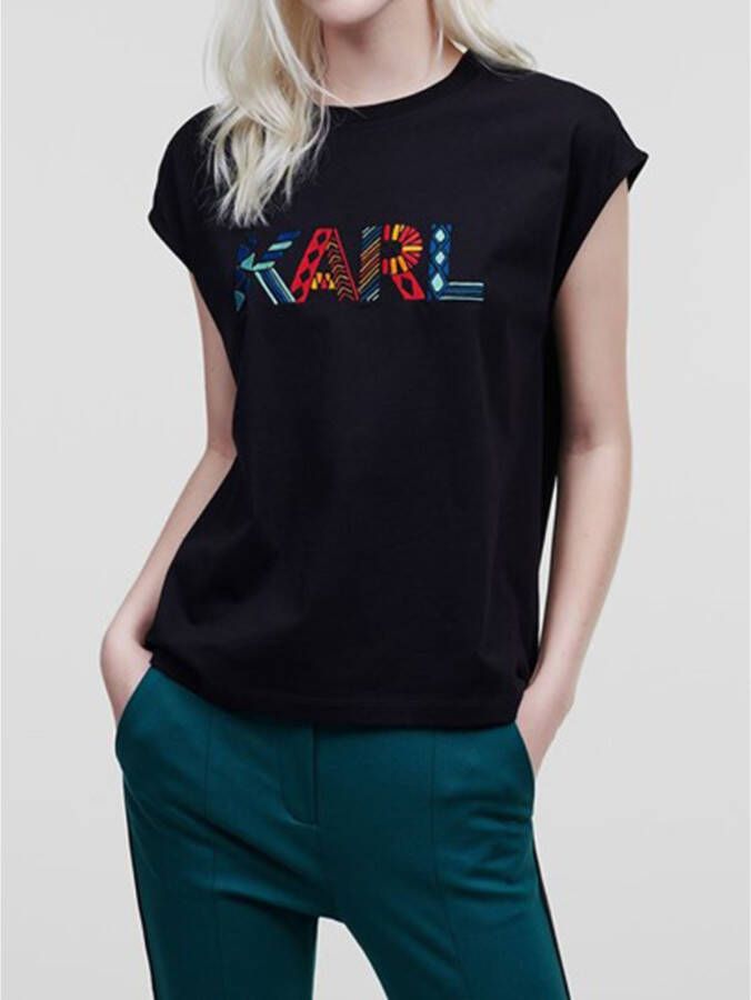 Karl Lagerfeld T-Shirt Zwart Dames