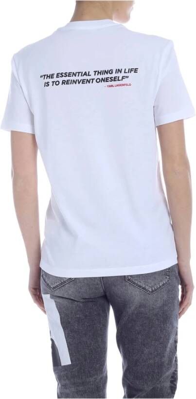 Karl Lagerfeld T-Shirts Wit Dames