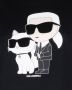 Karl Lagerfeld T-Shirts Zwart Dames - Thumbnail 2
