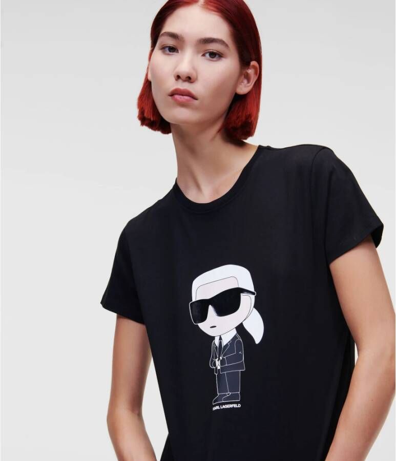 Karl Lagerfeld T-shirt Ikonik 2.0 Wit Dames - Foto 3